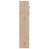 vidaXL Hodegavl med oppbevaring 180 cm heltre furu