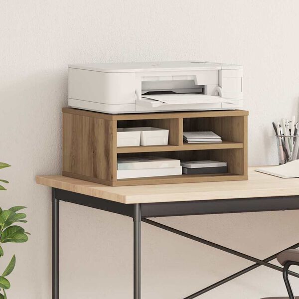 vidaXL Skiverstativ artisan eik 49 x 40 x 22.5 cm Konstruert tre