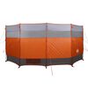 vidaXL Vindskjerm for camping oransje 366x152x152 cm vanntett