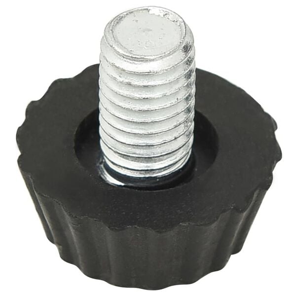 vidaXL Justerbare m&oslash;belben M8 18 stk svart