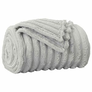 vidaXL Teppe Gr&aring; 270 x 240 cm 1.77 kg Fleece
