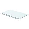 vidaXL Hyllepaneler 2 stk klart glass 60x30 cm
