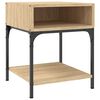 vidaXL Nattbord sonoma eik 40x41x50 cm konstruert tre