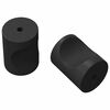 vidaXL Skap Knotter 2 stk. Svart M4 x 12 mm Jern