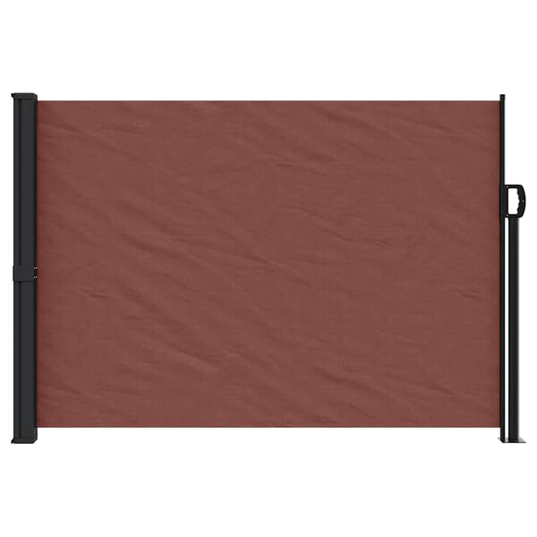 vidaXL Uttrekkbar sidemarkise 140x600 cm brun