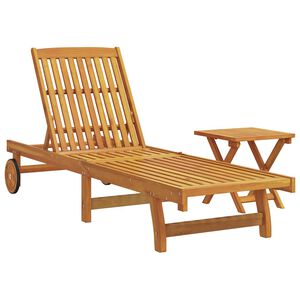 vidaXL Solseng med bord heltre akasie