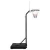 vidaXL Basketballstativ hvit 237-307 cm polyeten