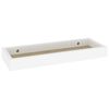 vidaXL Loggia-vegghyller 4 stk eik og hvit 40x15x4 cm MDF