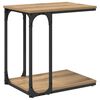 vidaXL Sidetabell Artisan Eik 50 x 35 x 52 cm Konstruert tre