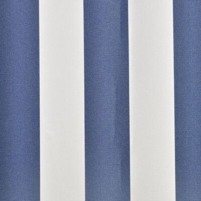 vidaXL Markiseduk blå og hvit 3 x 2,5 m (ramme ikke inkludert)