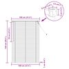 vidaXL Venetiansk persienne Justerbar Hvit 150 x 100 cm PVC