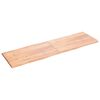 vidaXL Bordplate lysebrun 200x60x(2-4)cm behandlet heltre naturlig