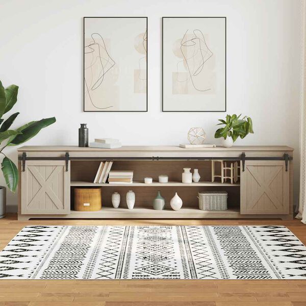 vidaXL Skyved&oslash;rsett for skap 244 cm karbonst&aring;l