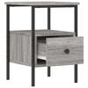 vidaXL Nattbord 2 stk grå sonoma 34x36x50 cm konstruert tre