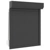 vidaXL Rullegardin Antrasitt 70 x 100 cm Aluminium og Polyuretan