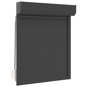 vidaXL Rullegardin Antrasitt 70 x 100 cm Aluminium og Polyuretan