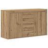 vidaXL Serviesskap Artisan Eik 120 x 36 x 69 cm Konstruert tre