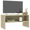 vidaXL TV-benk sonoma eik 80x40x40 cm konstruert tre