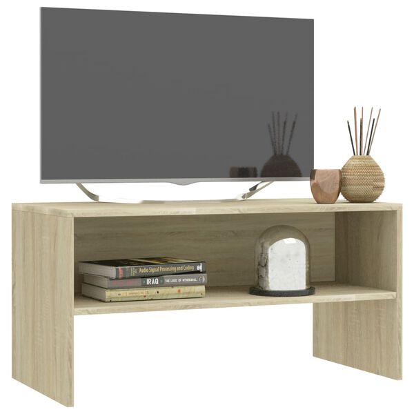 vidaXL TV-benk sonoma eik 80x40x40 cm konstruert tre