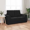 vidaXL Sammenleggbar Sofa seng Svart 148 x 71 x 83 cm Fl&oslash;yel