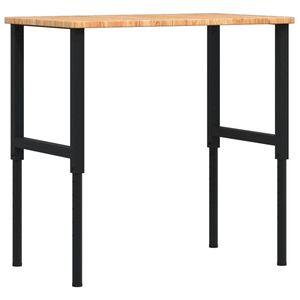 vidaXL Arbeidsbenk lysebrun 100x60x(71,5-98) cm heltre eik rektangul&aelig;r