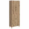 vidaXL Skapsett 2 pcs 66 x 34,5 x 95 cm Konstruert tre