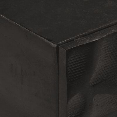 vidaXL Konsollbord svart 90x30x76 cm heltre mango og jern