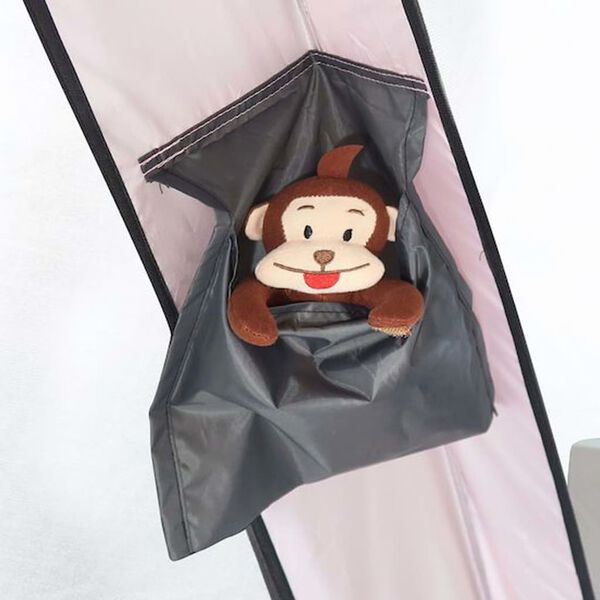 DERYAN Myggtelt 200x90x110 cm rose