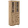 vidaXL H&oslash;yskap 2 stk. Artisan Eik 69,5 x 34 x 180 cm Konstruert tre