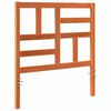 vidaXL Seng Hodegjerde Vokset Brun 80,5 x 4 x 104 cm Massiv furu