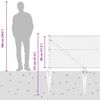 vidaXL Gjerdep&aring;le s&oslash;lv 100 x 0,8 m (36 mm nett) St&aring;l