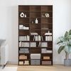 vidaXL CD-skap brun eik 102x23x177,5 cm konstruert tre