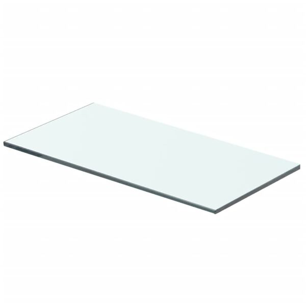vidaXL Hyllepanel klart glass 40x15 cm
