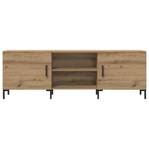 vidaXL TV-benk artisan eik 150x30x50 cm konstruert tre