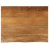 vidaXL Bordplate naturlig kant 100x80x3,8 cm heltre mango