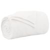 vidaXL Kastepledd 6 pcs Hvit 240 x 270 cm Fleece