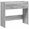 vidaXL Konsollbord Gr&aring; Sonoma 90 x 35 x 80 cm Konstruert tre
