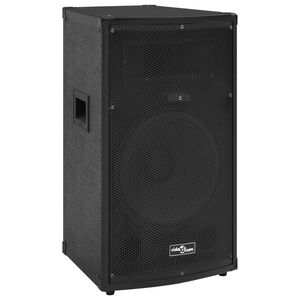 vidaXL Profesjonell passiv Hifi-sceneh&oslash;yttaler 1000 W svart 37x37x64cm