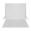 vidaXL Fotostudiosett med lyssett og bakgrunn