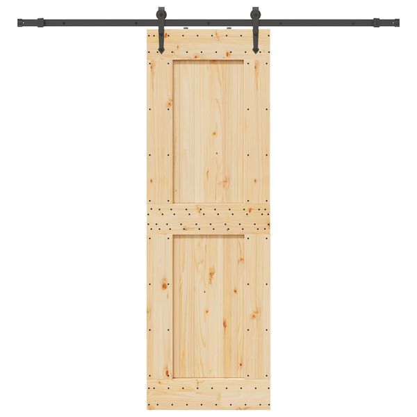 vidaXL Skyved&oslash;r med monteringstilbeh&oslash;r 70x210 cm heltre furu