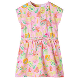 Barnekjole myk rosa 104