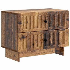 vidaXL Nattbordskap Gammelt tre 62 x 34,5 x 47,5 cm Konstruert tre