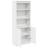 vidaXL Highboard hvit 70x35x180 cm konstruert tre