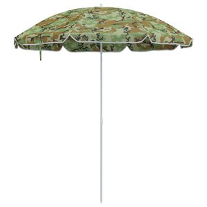 vidaXL Parasoll Kamuflasje 161 x 161 x 193 cm Polyester