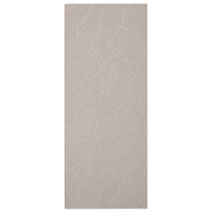 vidaXL Teppe IZA Beige 80 x 200 cm 100% Polyester Kort lugg