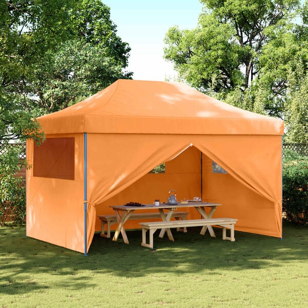 vidaXL Partytelt Oransje 292 x 440 x 315 cm Oxford Stoff
