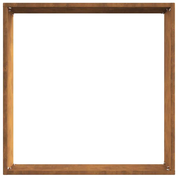 vidaXL Gjerdekant Rusten 40 x 40 x 13 cm Cortenstål