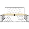 vidaXL Sengeramme svart metall 140x200 cm
