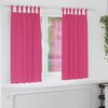 vidaXL M&oslash;rkleggende Gardiner med Ringer 2 pcs Lys Rosa 175 x 140 cm