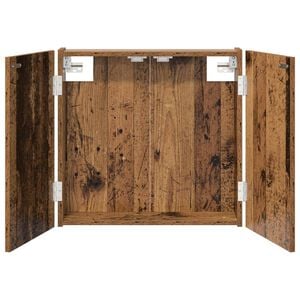 vidaXL Dartbrettskap Gammelt tre 56 x 12 x 53,5 cm Konstruert tre